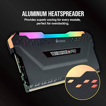 CORSAIR Vengeance RGB PRO DDR4 RAM 32GB (2x16GB) 3600MHz CL18-22