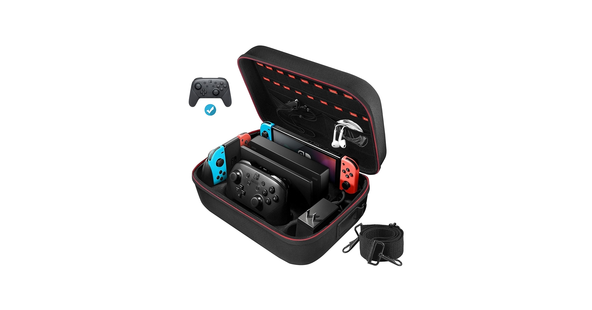 Amazon.com: COOWPS Switch Case for Nintendo Switch and Switch OLED