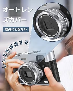 Amazon | 5K デジカメ スマホに送れる デジタルカメラ 4800万画素
