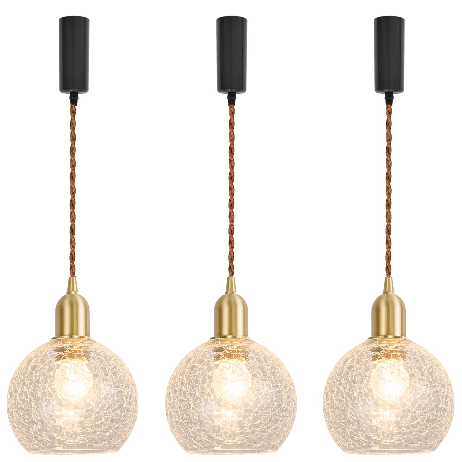 Amazon.co.jp : Kiven 3個パック 真鍮ソケット 真鍮ペンダントライト