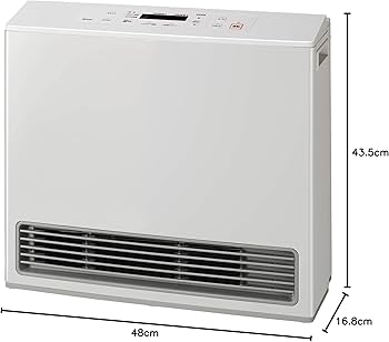 Rinnai ガスファンヒーター 都市ガス用 RC-U2401E シンプルで使い