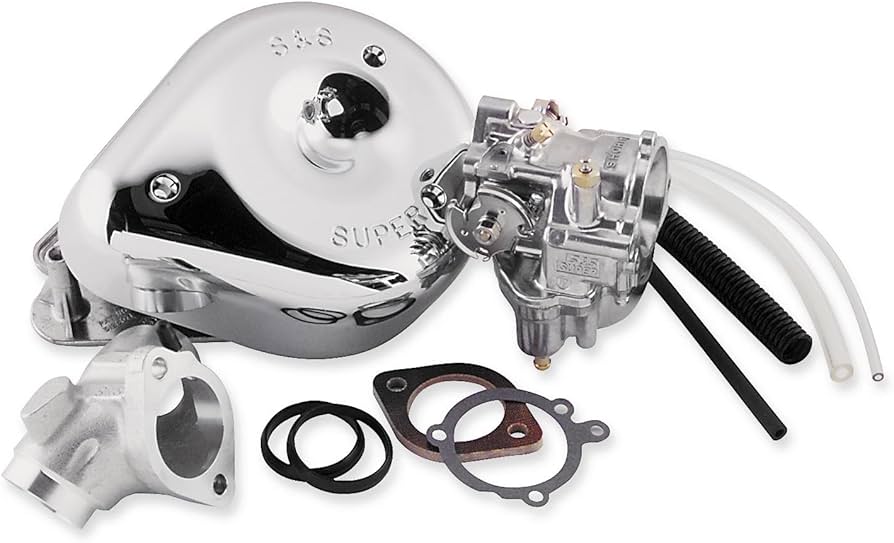 Amazon | ○S&S E キャブ 04-06年スポーツスター用 | キャブレター