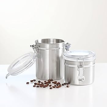 Amazon｜パール金属 保存容器 キャニスター 瓶 530ml 18-8 ステンレス