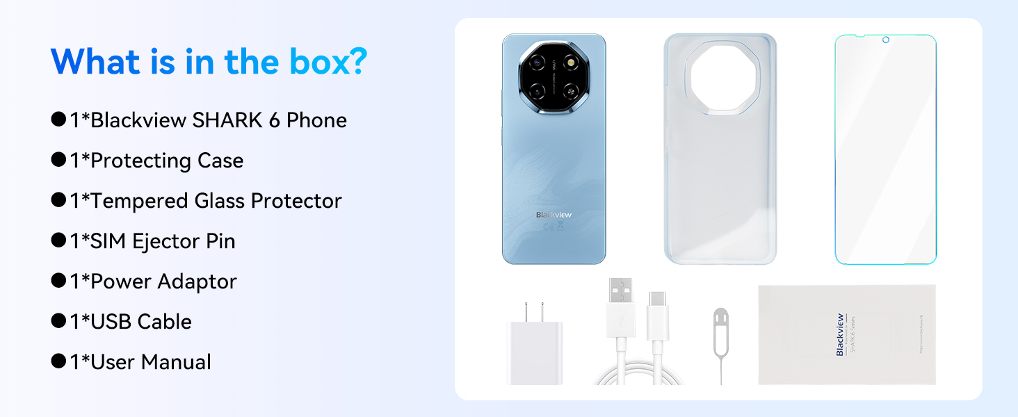 Amazon.com: Blackview Shark 6 Unlocked Android Phones 5G (2025