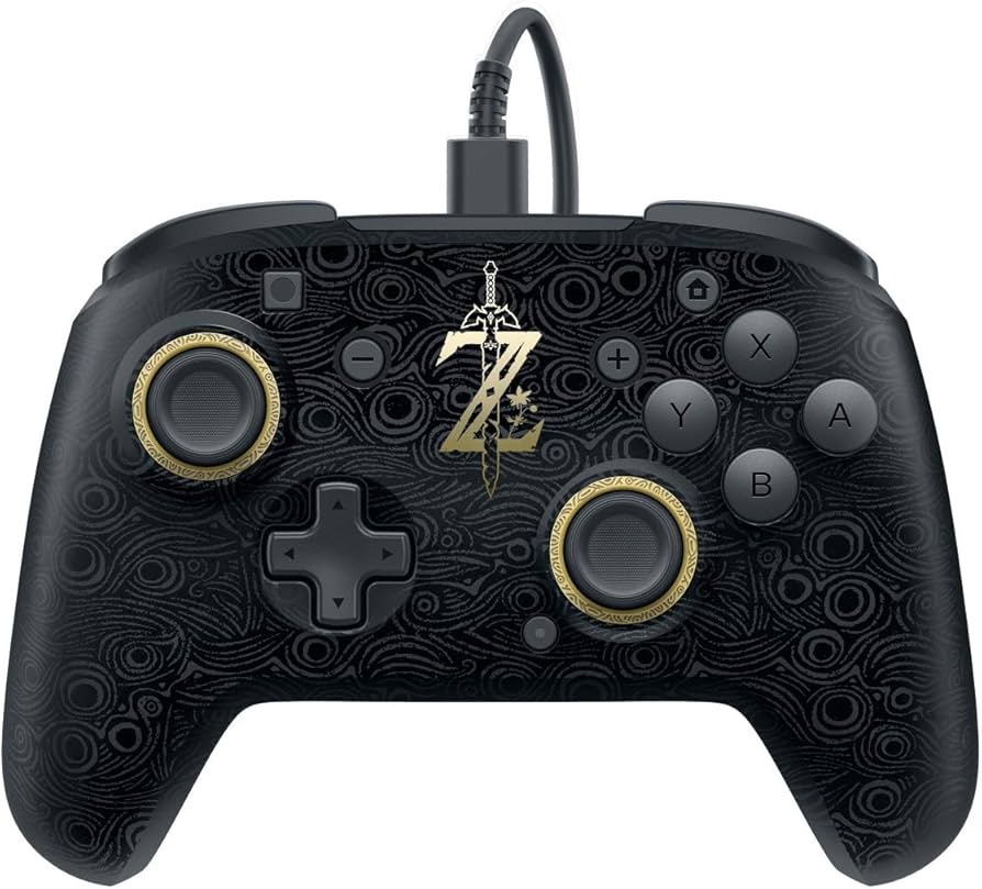 PDP Switch Deluxe Faceoff Controller - Zelda Breath of the Wild