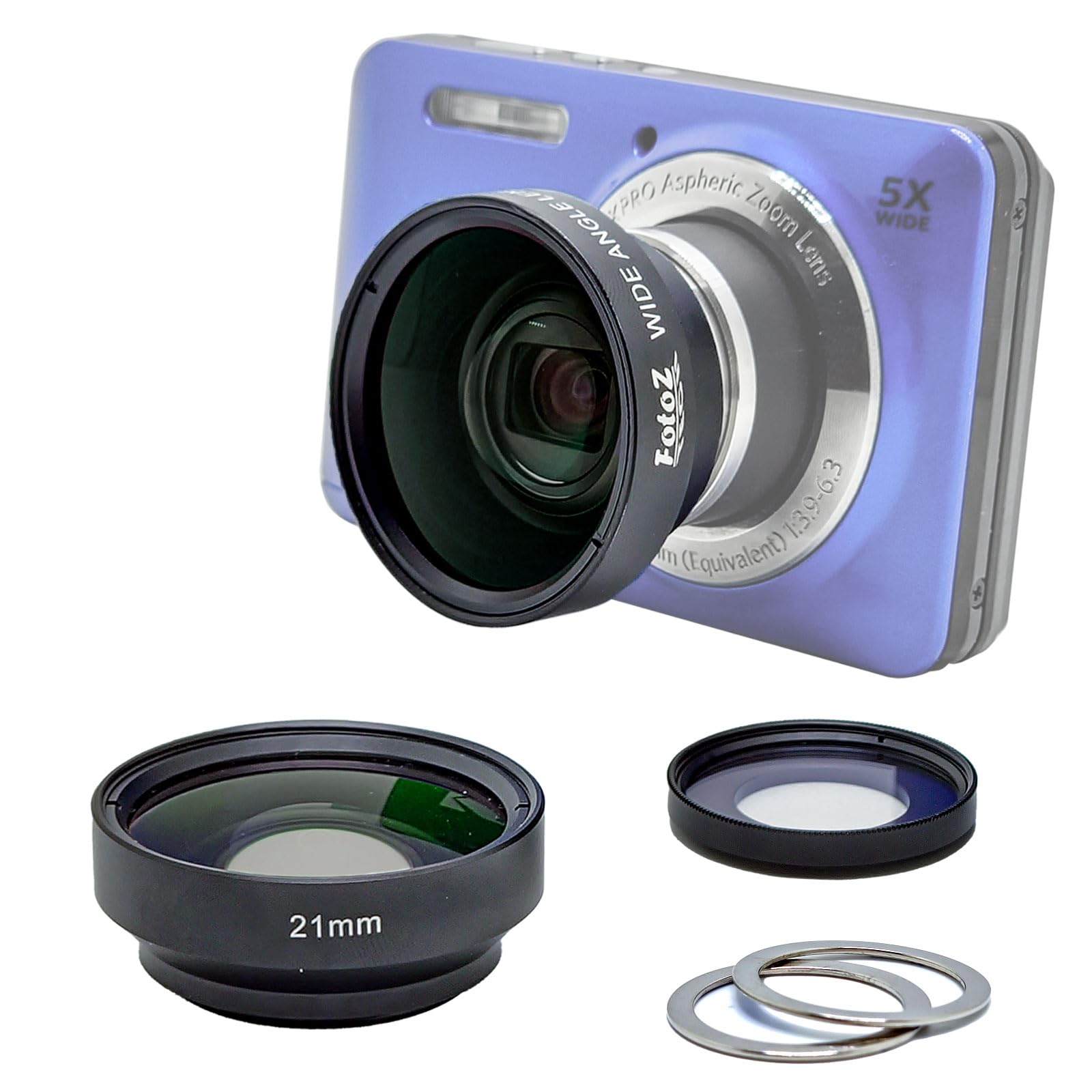 Amazon | FotoZ 21mm 広角レンズ&シネマティックフィルター Kodak