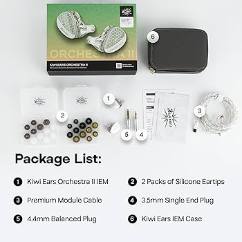 Amazon.co.jp: Linsoul Kiwi Ears Orchestra II 10BA