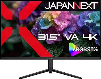 Amazon.co.jp: JAPANNEXT 31.5インチ VAパネル搭載 4K(3840x2160