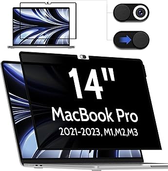 Amazon | MacBook Pro 14インチ (2021-2024、M1/M2/M3/M4) 用覗き見