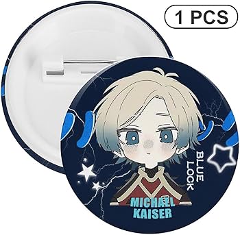 Amazon.co.jp: ブルーロック ミヒャエル・カイザー 缶バッジ ばね針式
