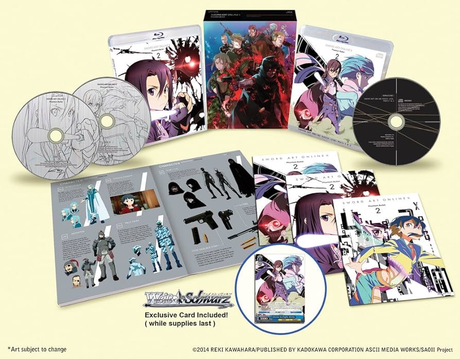 Amazon.com: Sword Art Online II (S.A.O) Vol #2 BLURAY (Eps #8-14+