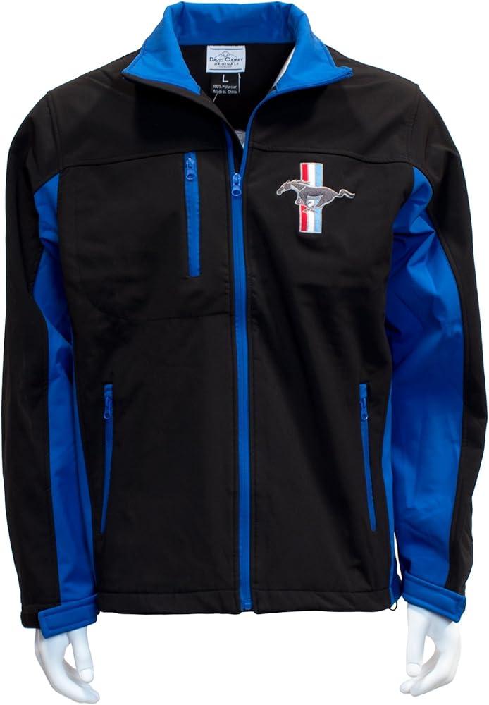 David Carey Originals Ford Mustang Softshell Windproof Work Jacket