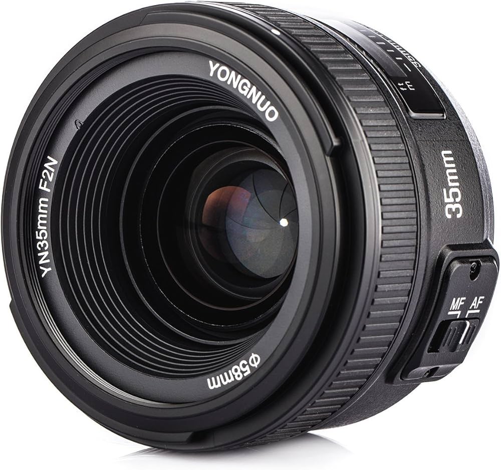 YONGNUO YN35mm F2N ニコン用 単焦点レンズ スマホ超えの写真 Amazon