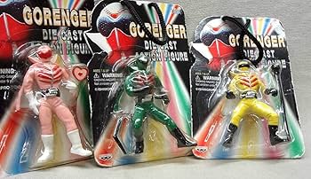 Amazon | ダイキャストアクションフィギュア 秘密戦隊ゴレンジャー 全5