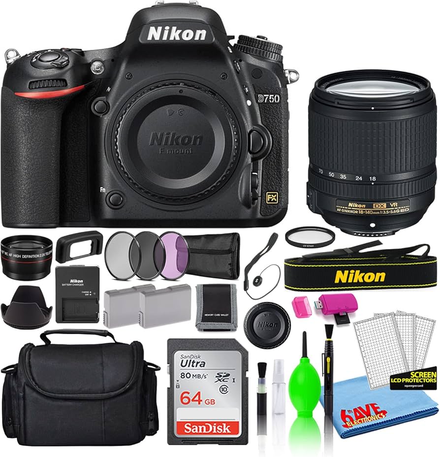 Amazon.com : Nikon D750 24.3MP DSLR Digital Camera with 18-140mm