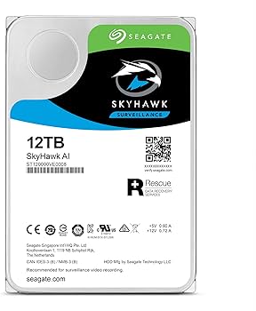 Amazon.com: Seagate Skyhawk AI 12TB Video Internal Hard Drive HDD