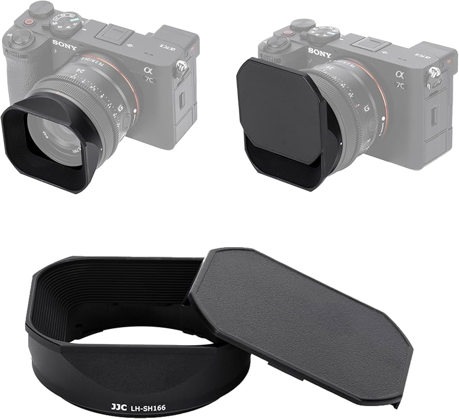 Amazon.com : JJC Metal Square Lens Hood Shade for Sony FE 50mm f2