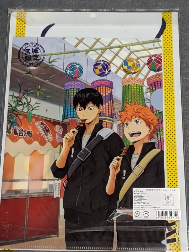 Amazon.co.jp: クリアファイル ハイキュー ご当地限定クリアファイル