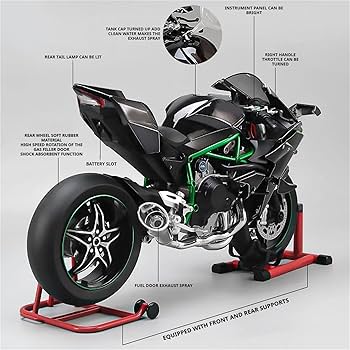 Amazon.co.jp: 1:6 ニンジャ H2R バイクモデル｜合金メタルダイ