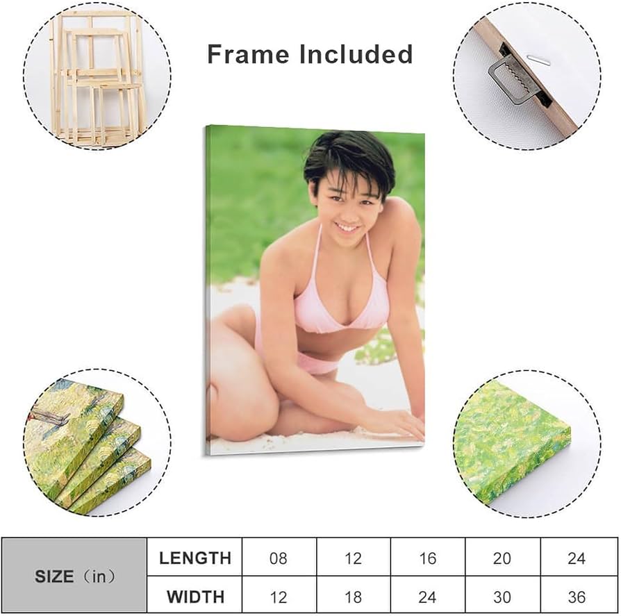 Amazon.co.jp: 西田ひかる下着セクシー写真ポスター壁飾り アート