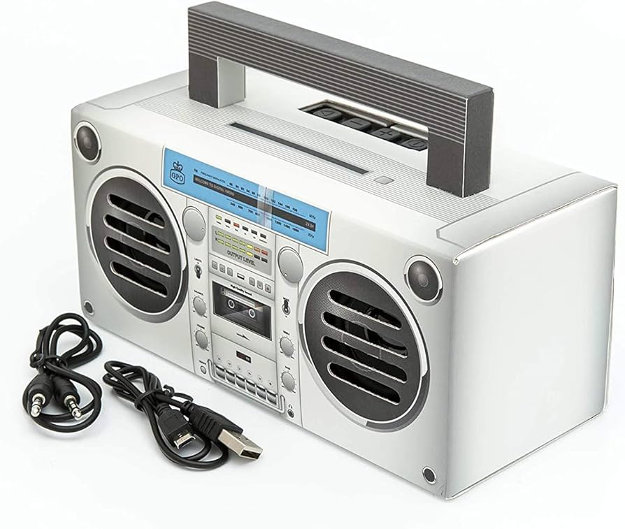 Amazon.com: GPO Bronx Mini Bluetooth Speaker. Compact Retro