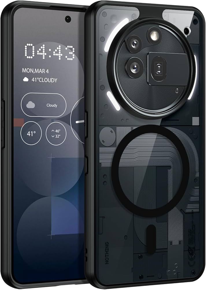 Amazon.co.jp: GUAGUA Nothing Phone 3a ProMagsafe対応 ケース透明