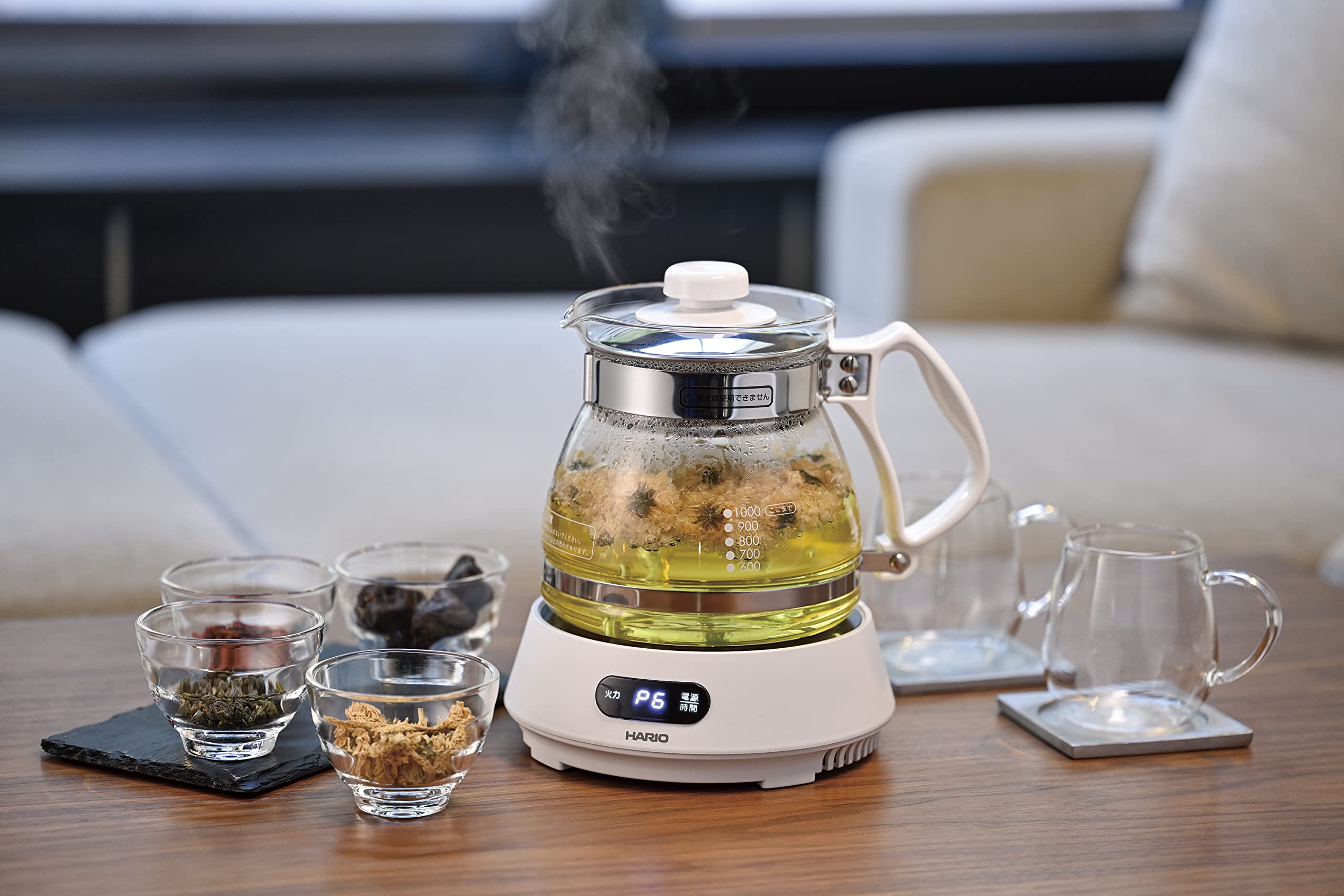 Amazon | HARIO ハリオグラス マイコン煎じ器 N ホワイト 煎じ器