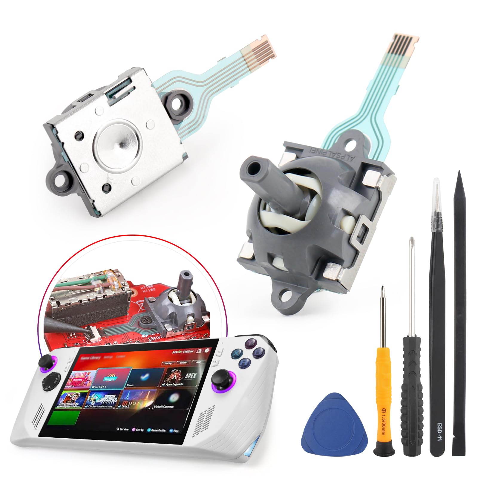 Amazon.com: Joysticks for Asus ROG Ally RC71L Handheld Console