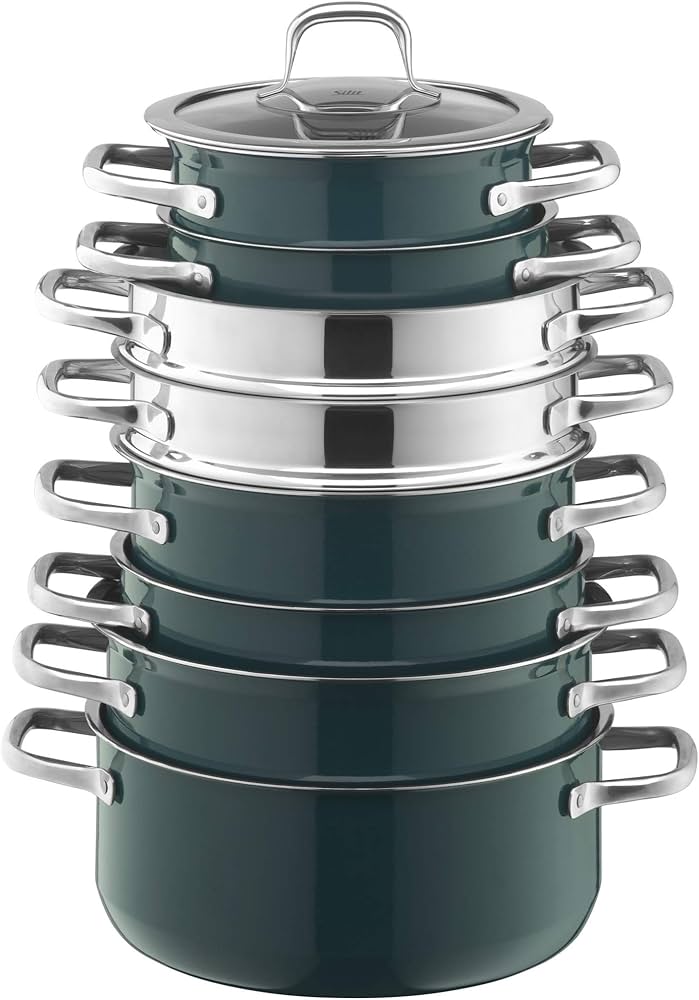 Amazon | Silit コンパクトIHソースパンセット ガラス蓋付き Silargan