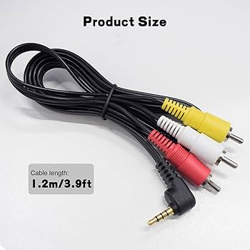 Amazon.com: VMC-20FR AV Cable Compatible with Sony Cameras
