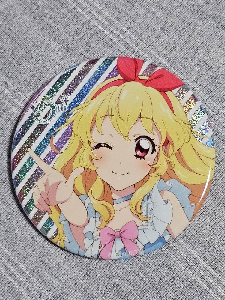 アイカツ! 5thグリッター 缶バッジ 大空あかり アイカツ! 5th