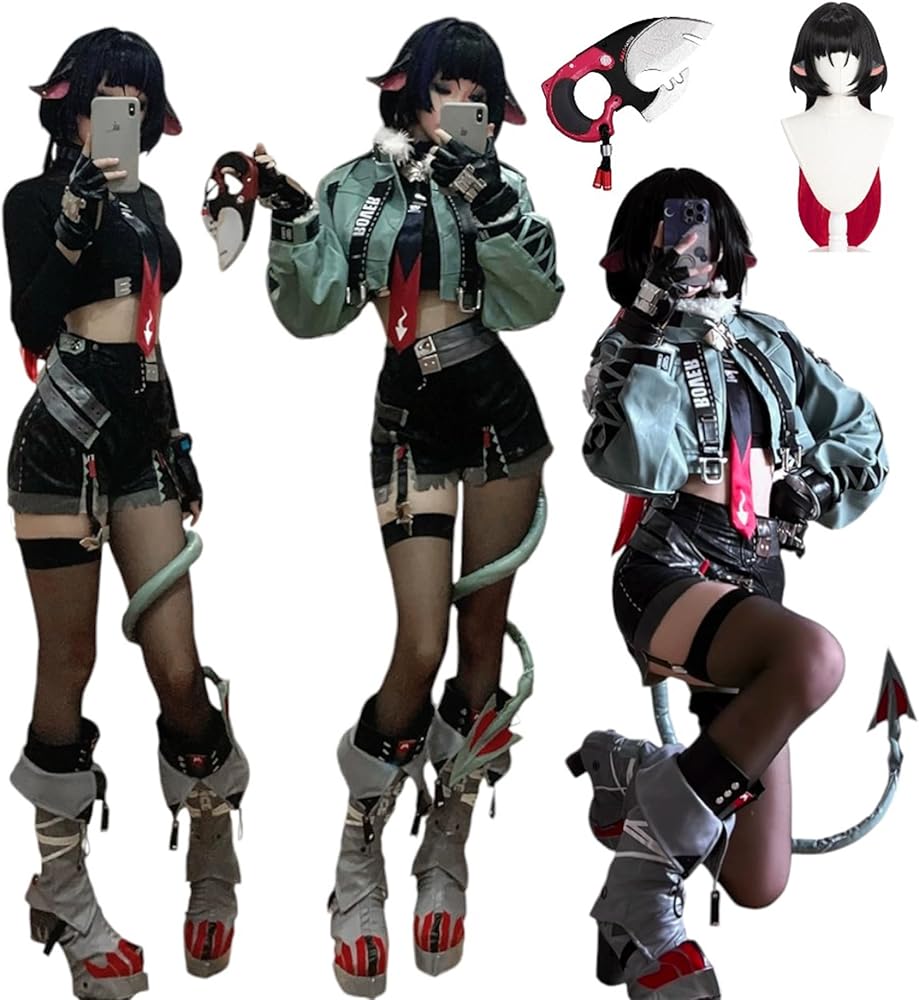 Amazon | [Yixianda] ゼンゼロ ジェーン・ドゥ コスプレ 巡査 衣装