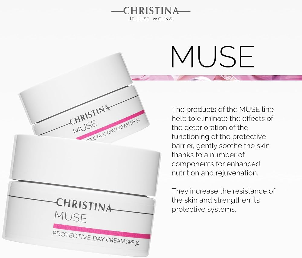 Amazon.com: -CHRISTINA- Muse Protective Day Cream with SPF 30 and