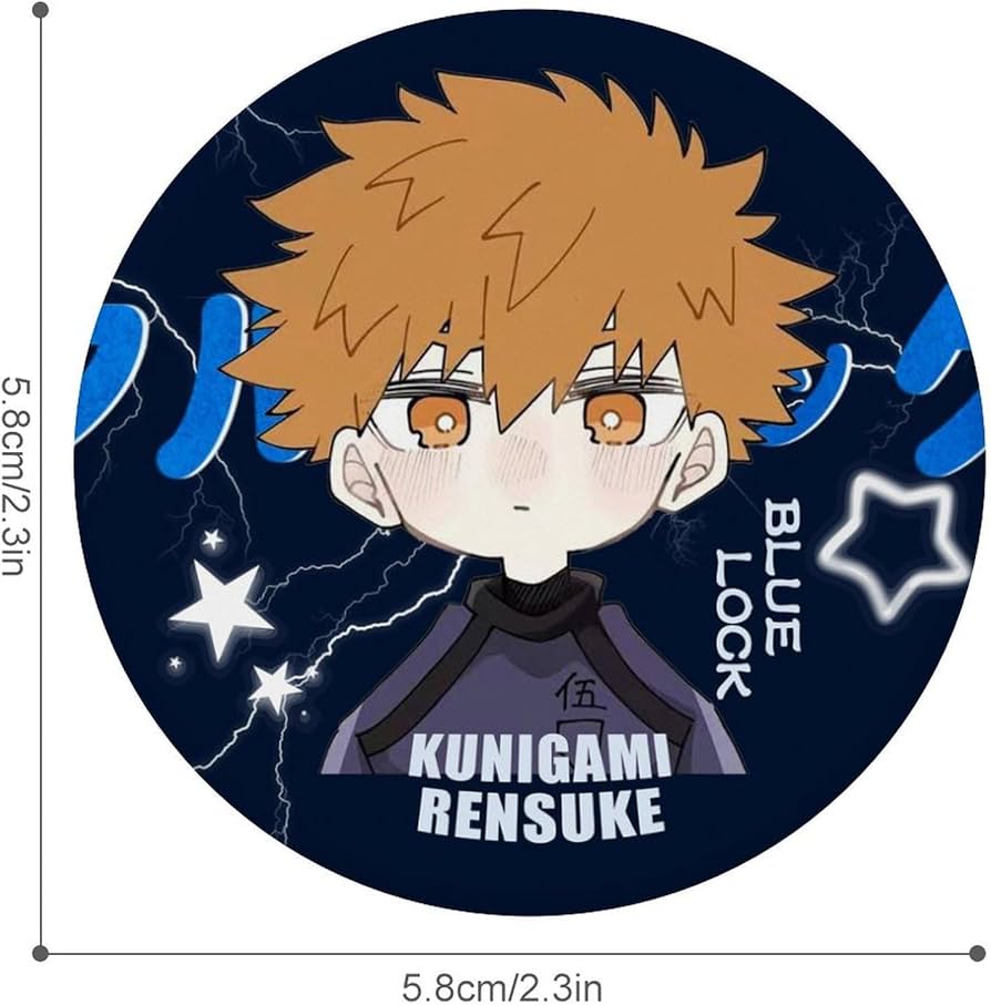 Amazon.co.jp: ブルーロック 國神 錬介 缶バッジ ばね針式 同人グッズ