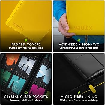 Amazon.com: Vault X 12 XL Pocket Trading Card Zip Binder - 624