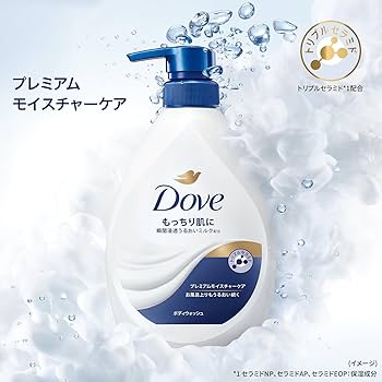 Amazon | Dove(ダヴ) ボディーソープ プレミアムモイスチャーケア 大
