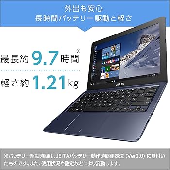 Amazon.co.jp: ASUS ノートパソコン R206SA / Windows 10 / 11.6インチ