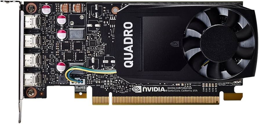 Amazon.com: NVIDIA Quadro P1000 Professional 4GB, gddr5, Graphics