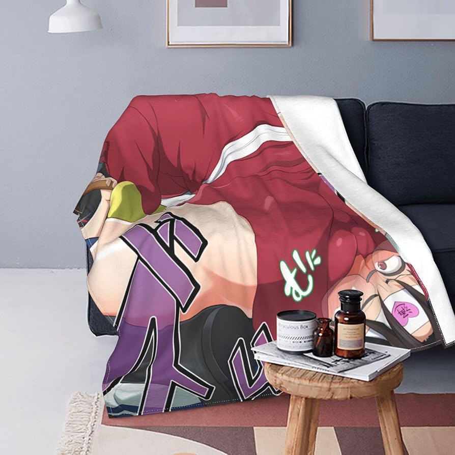 Amazon｜ブランケット 毛布 セクシー アニメキャラ柄 銀魂 神楽