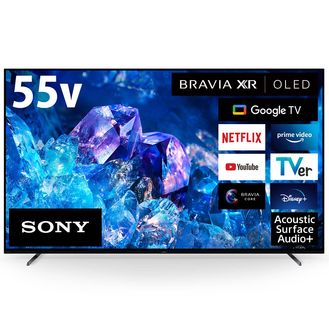 Amazon | ソニー 55V型 4K 有機EL テレビ ブラビア XRJ-55A80K OLED