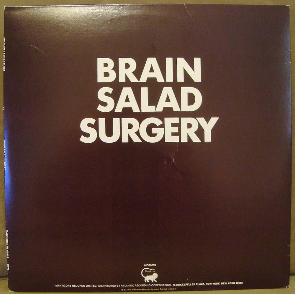 Amazon.com: Emerson, Lake & Palmer Brain Salad Surgery Lp Vinyl