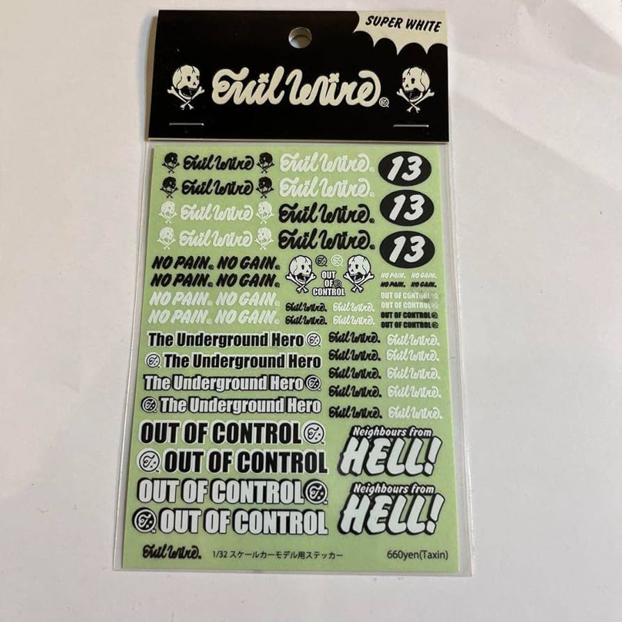 Amazon.co.jp: evilwire EVILWIRE ステッカー ミニ四駆 イービル