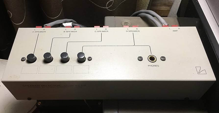 Amazon | ラックスマン スピーカーセレクター (1台 シルバーグレー W