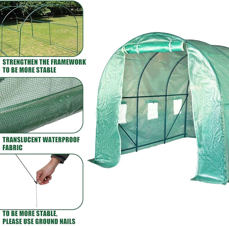 Amazon.com : FDW Portable Greenhouse (L9.83'xW6.42'xH6.33') Indoor