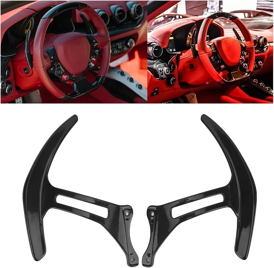 Amazon.co.jp: 車のシフトレバー 2 個シフターパドル F12 アルミ合金の