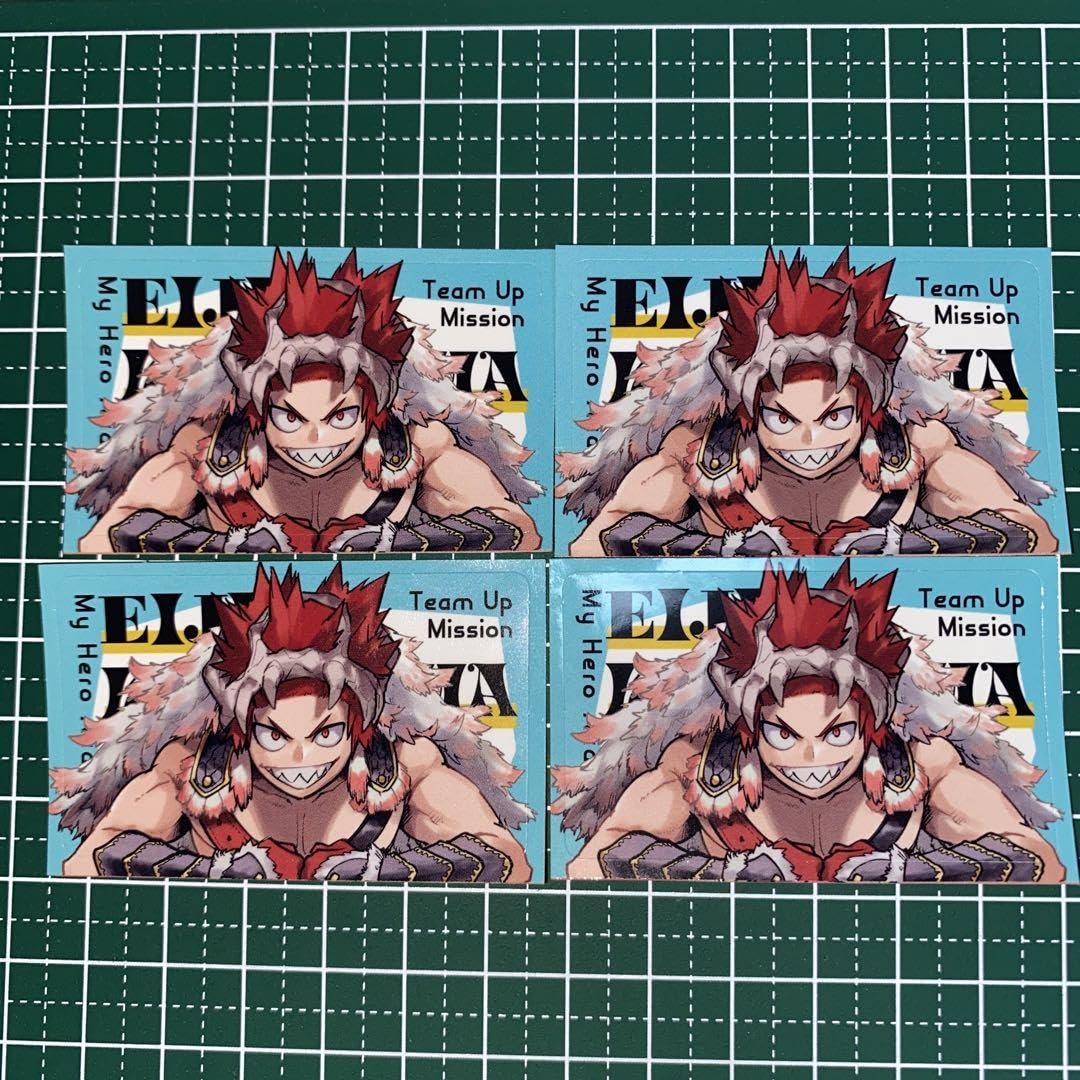 Amazon.co.jp: 最強ジャンプ ヒロアカ 新十傑ステッカー 切島鋭児郎 4