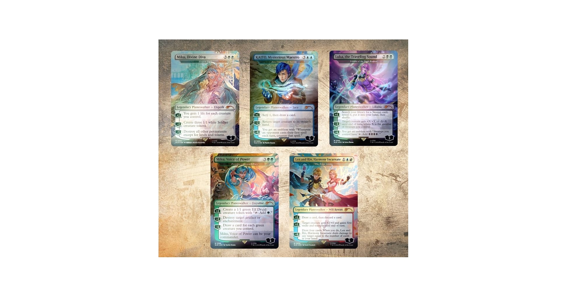 初音ミク MTG secret lair 春夏秋冬セット 日本語foil 初音ミク MTG