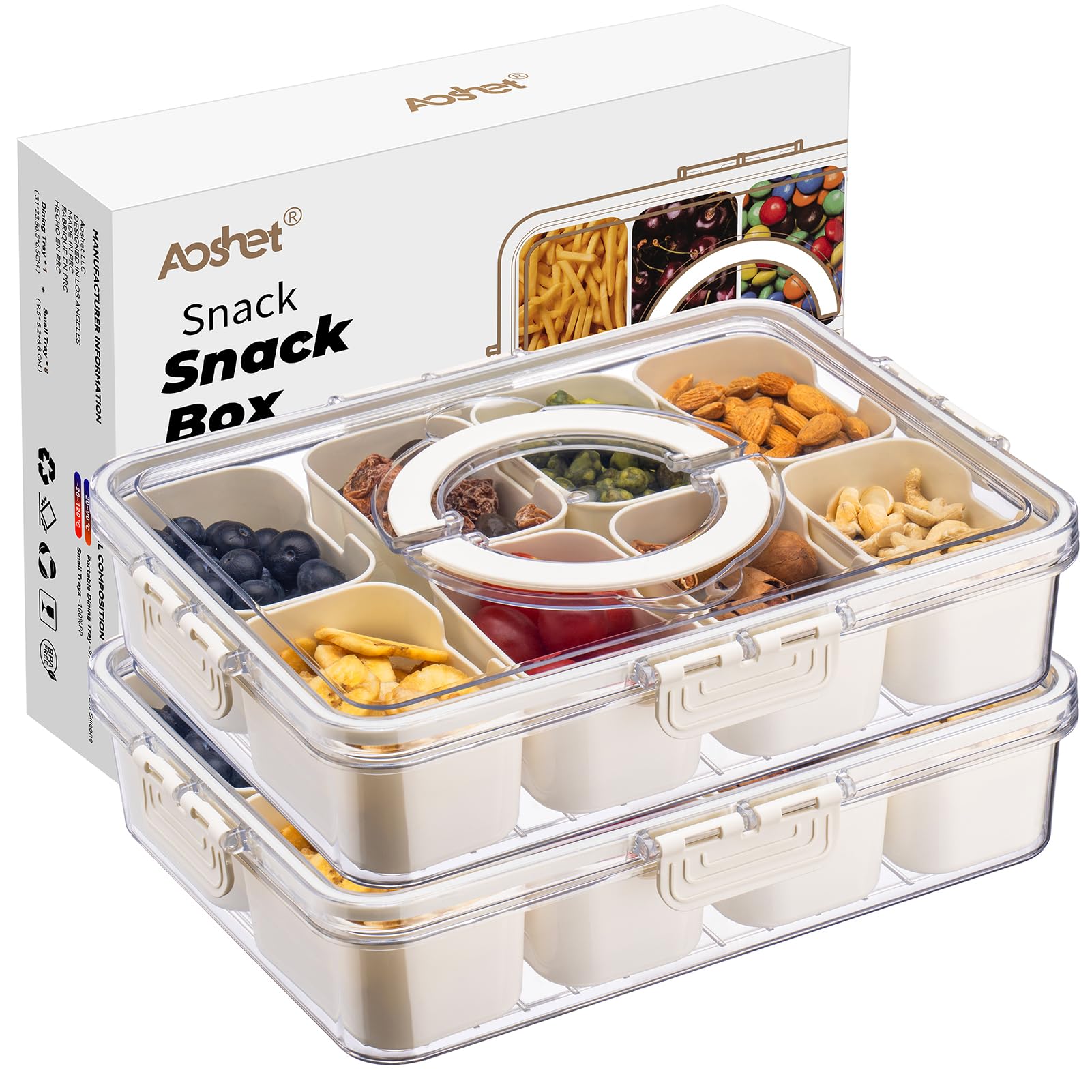 Amazon.com: Snack Box Container, Dishwasher Safe Fruit Storage