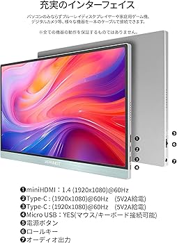 Amazon.co.jp: JAPANNEXT 13.3インチ モバイルモニター IPS パネル