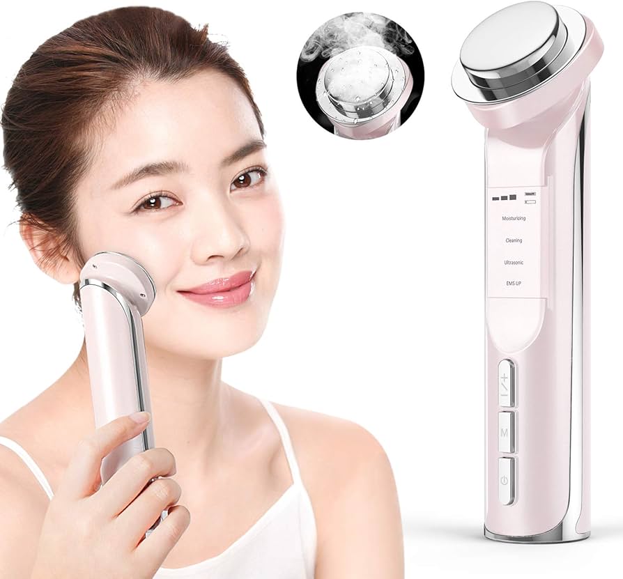 Amazon.co.jp: 美顔器 超音波美顔器 超音波 EMS 微電流 イオン導出